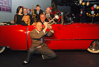 Band in the Classic Cadillac